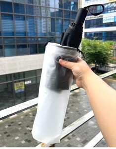 우산 보관 비닐 반투명 방수 스트링 봉투 파우치 10매