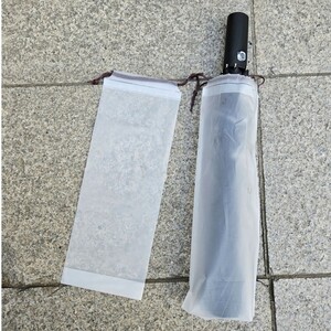 우산 보관 비닐 반투명 스트링 우산 파우치 35X13 10매